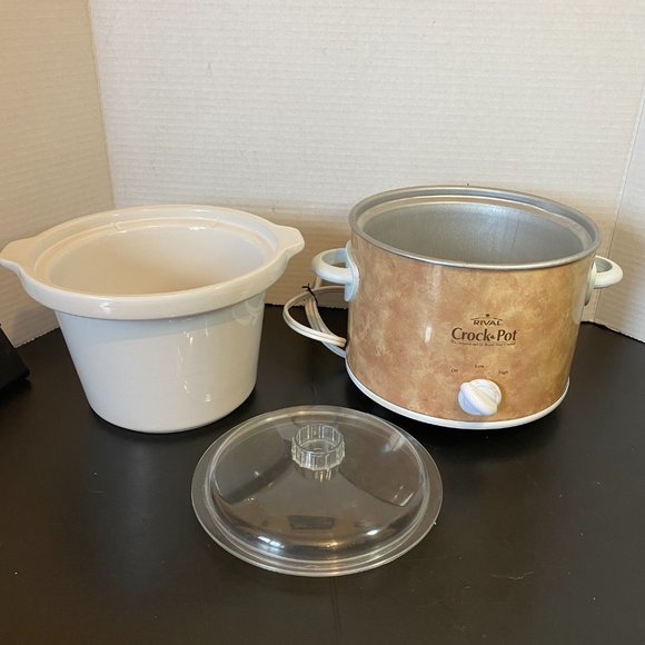 Rival 2 Quart Slow Cooker Crock Pot Small Size Ideal 1-2 people 3 pc Party Dips - Picture 3 of 4